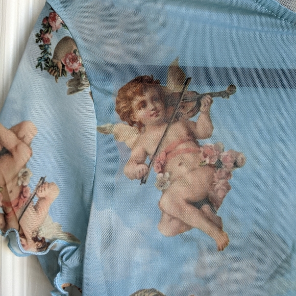 Mesh Cherub Tee - Picture 3 of 4
